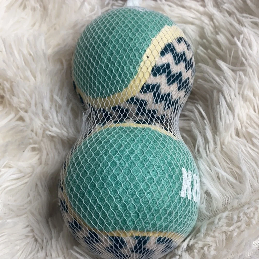 Kong Sport Tough Bouncy Fun Turquoise Jumbo Dog Balls Set of 2